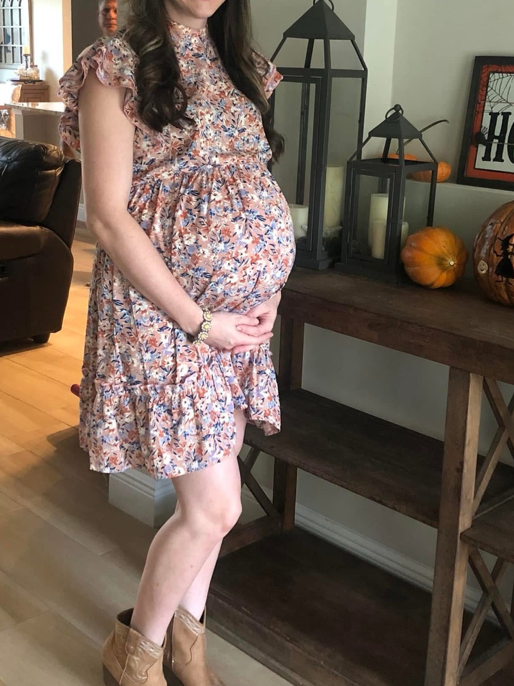 SHEIN Pink Wildflower Dress